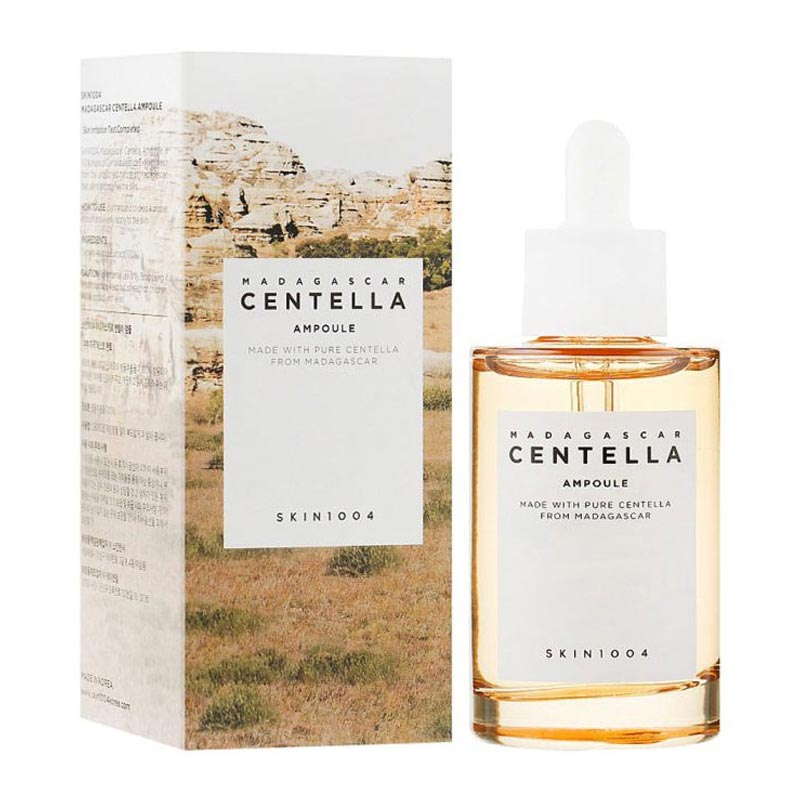آمپول التیام بخش سنتلا Centella ماداگاسکار اسکین Skin 1004 مدل Ampoule حجم 100ml