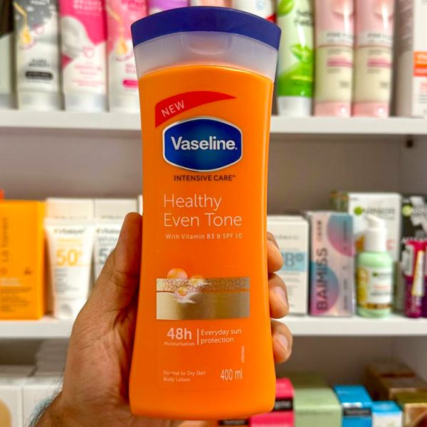 لوسیون بدن وازلین رایحه پرتقال وانیل Healthy Even Tone حجم 400ml - Image 2