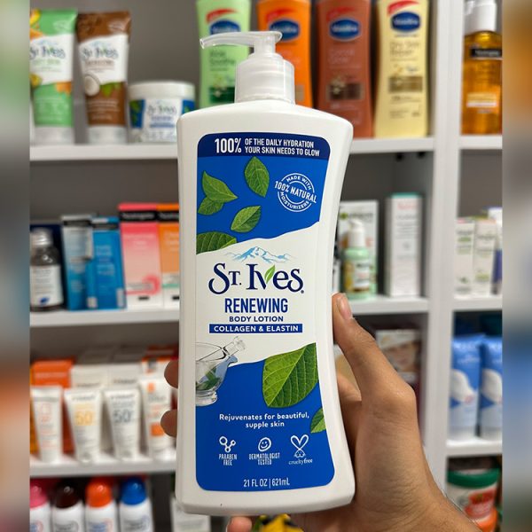 لوسیون بدن سنت ایوز رایحه نعنا مدل RENEWING حجم 621 میلی لیتر - Image 2