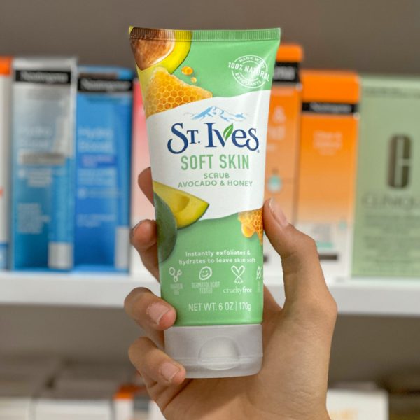 اسکراب صورت آووکادو عسل سنت ایوز مدل Soft Skin - Image 3