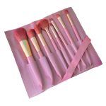 ست براش کیف دار روبان صورتی 8 عددی