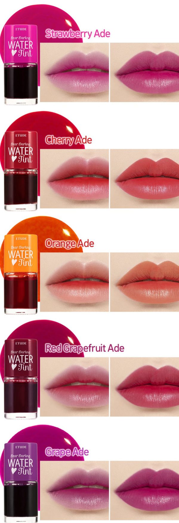 تینت مایع لب و گونه اتود هاوس مدل Water Tint - Image 6