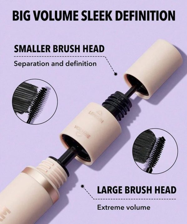 ریمل دو سر حجم دهنده و بلند کننده مژه شیگلم مدل LASH BESTIES - Image 2