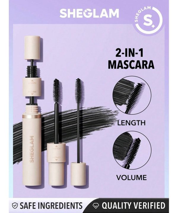 ریمل دو سر حجم دهنده و بلند کننده مژه شیگلم مدل LASH BESTIES - Image 3