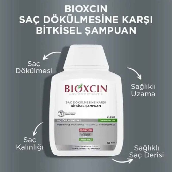 شامپو کلاسیک بیوکسین ضد ریزش برای موهای چرب حجم 300 میل - Image 3