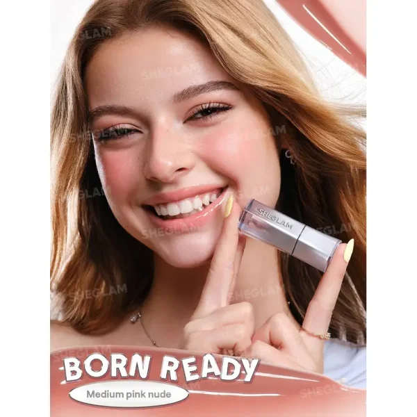لیپ گلاس ضد آب شیگلم Sheglam مدل Glass Lock Air Gloss رنگ Born Ready - Image 4