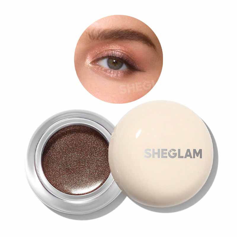 0da01d0e-5437-4c94-bc92-799636ab8d6a-32.jpg سایه چشم شاین دار شیگلم Sheglam مدل Starstruck Cream Eyeshadow Pot رنگ Nava - Image 1