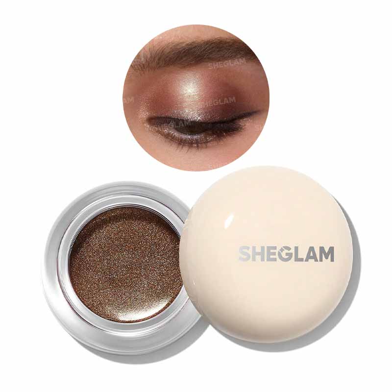 0da01d0e-5437-4c94-bc92-799636ab8d6a-34.jpg سایه چشم شاین دار شیگلم Sheglam مدل Starstruck Cream Eyeshadow Pot رنگ Charm - Image 1