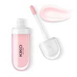 لیپ گلاس مغذی حجم دهنده کیکو Kiko Milano مدل lip volume رنگ Tutu Rose