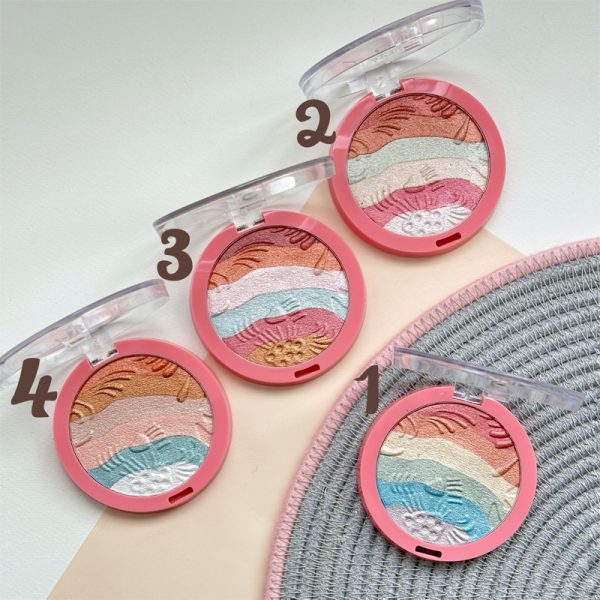 پالت هایلایتر رنگین کمانی Candy Cosmetics - Image 2