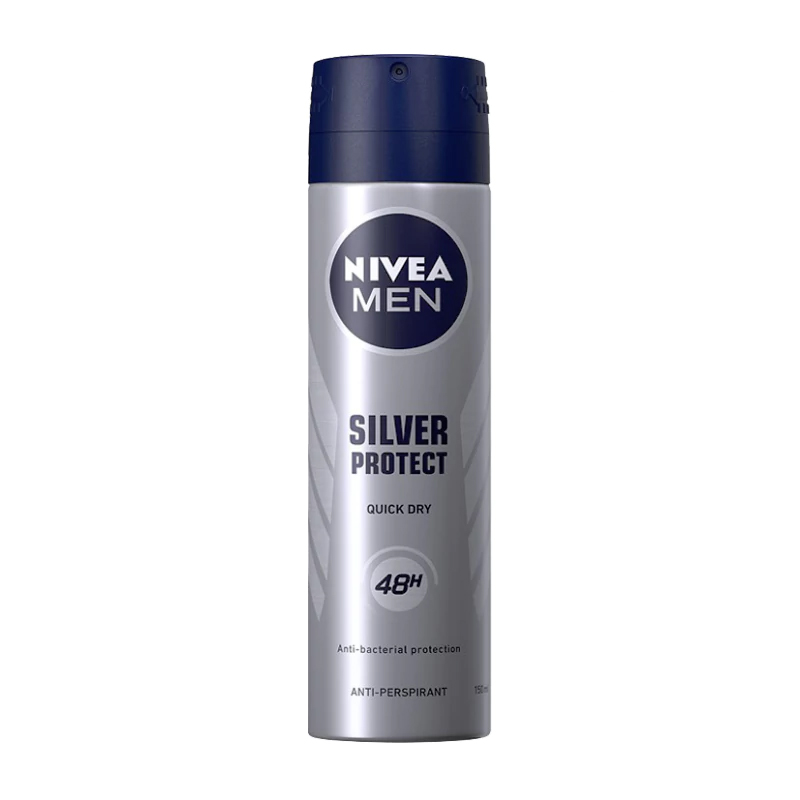1-21-2.jpg اسپری بدن مردانه نیوآ Nivea رایحه Silver Protect - Image 1