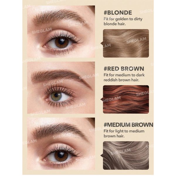 ریمل ژلی ابرو شیگلم Sheglam مدل Striking Brow Gel - Image 3