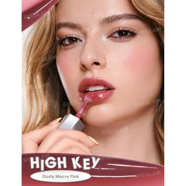لیپ گلاس ضد آب شیگلم Sheglam مدل Glass Lock Air Gloss رنگ High Key - Image 4