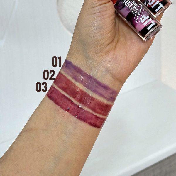 لیپ گلاس جادویی کیس بیوتی Kiss beauty - Image 3