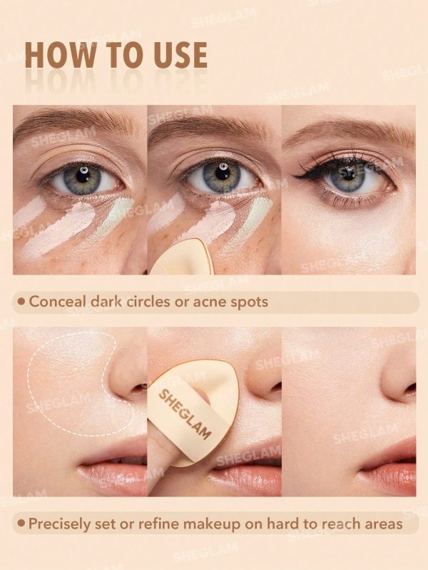 پک پد کانسیلر 3 عددی شیگلم Sheglam - Image 3