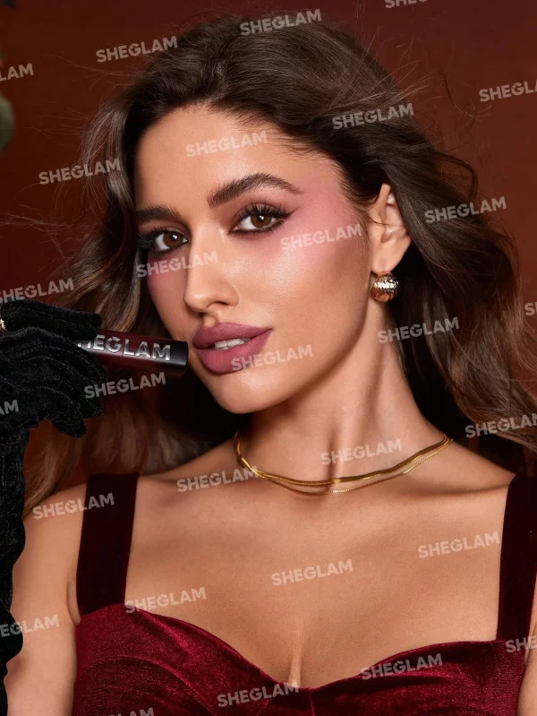 ست رژلب مات امبر رز عشق سوخته چهار رنگ شیگلم Dynamatte Boom Long-Lasting Matte Lipstick - Image 4