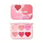 پالت رژگونه کرمی شیگلم SHEGLAM مدل Flush Crush رنگ Blushing Bouquet