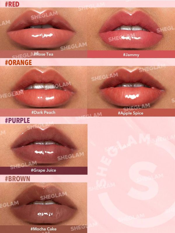 لیپ گلاس آبرسان و براق کننده لب شیگلم مدل Sheglam Glaze Daze Lip Gloss - Image 3