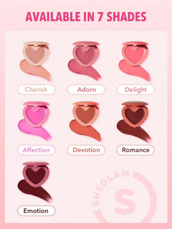 رژگونه قلبی کرمی Playing Cupid شیگلم Sheglam - Image 2