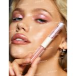 سایه چشم مایع دو سر شیگلم مدل گلیتردار - Image 3