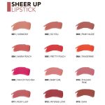 رژلب استیکی شیر آپ فلورمار Flormar مدل Sheer Up Lipstick - Image 4