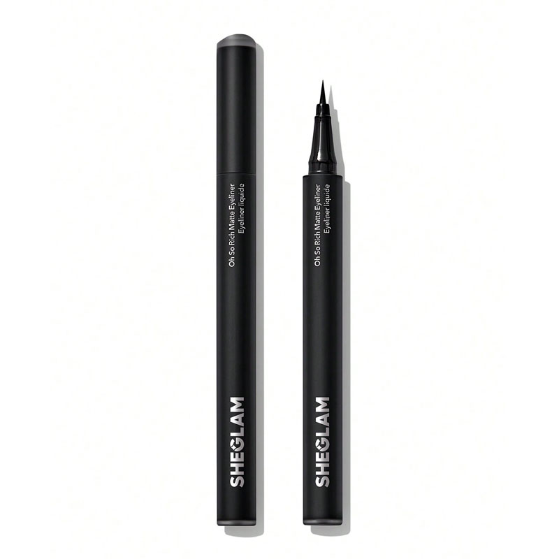 1a9bcf2f-b0b7-46c0-9f00-ed33a7b1b2f2-37.jpg خط چشم مشکی شیگلم SHEGLAM ریچ مدل Oh So Rich Matte Eyeliner - Image 1