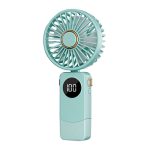 پنکه رومیزی شارژی مدل Portable Led Display Fan