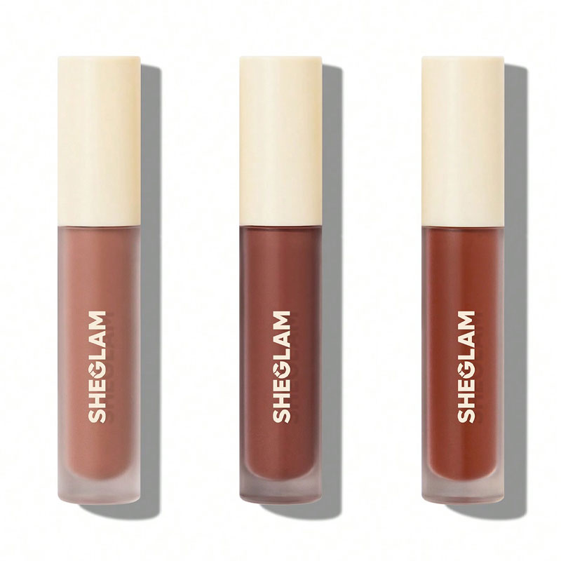 1a9bcf2f-b0b7-46c0-9f00-ed33a7b1b2f2-70.jpg پک 3 عددی رژلب مایع Matte Allure شیگلم Sheglam مدل Nude Beach - Image 1