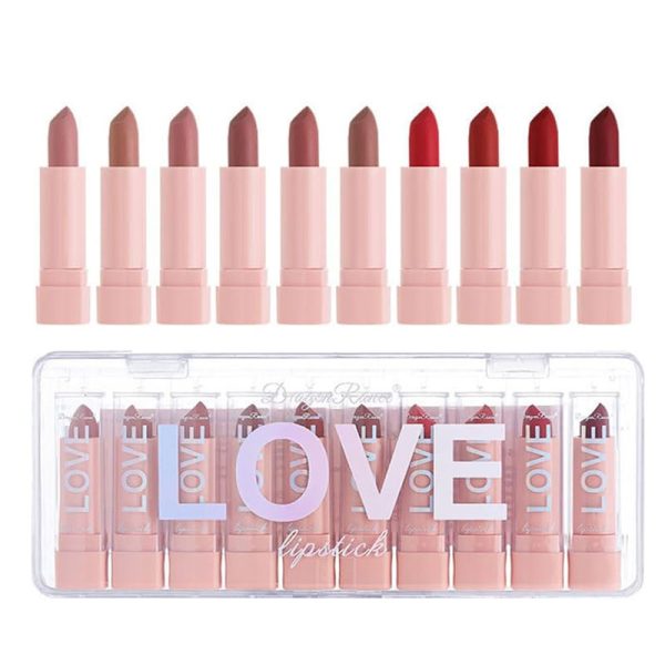 پک 10 عددی رژلب جامد دراگون رانی love - Image 2