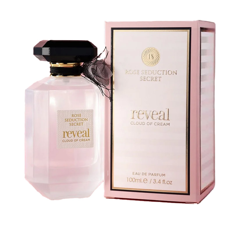 2-9.jpg عطر زنانه وانیل خامه فراگرنس ورد Rose Seduction Secret Reveal حجم 100 میل - Image 1