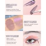 سایه چشم مایع دو سر شیگلم مدل گلیتردار - Image 4