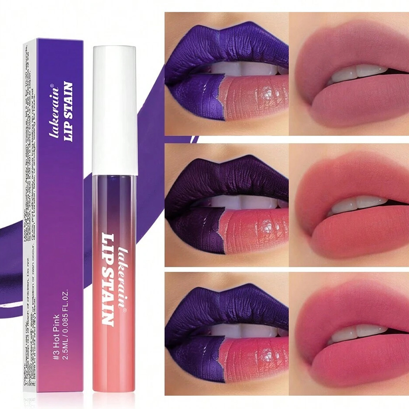 21-1.jpg رژلب جادوی بنفش مات لاکرین Lakerain - Image 1