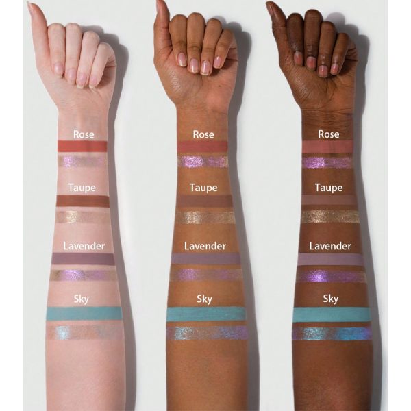 سایه چشم مایع دو سر شیگلم مدل گلیتردار - Image 6