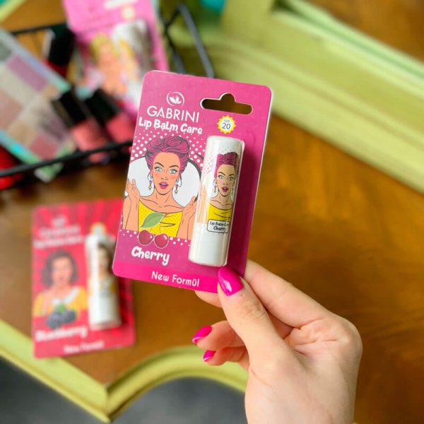 بالم لب مراقبتی گابرینی Gabrini مدل SPF 20) Cherry) - Image 2
