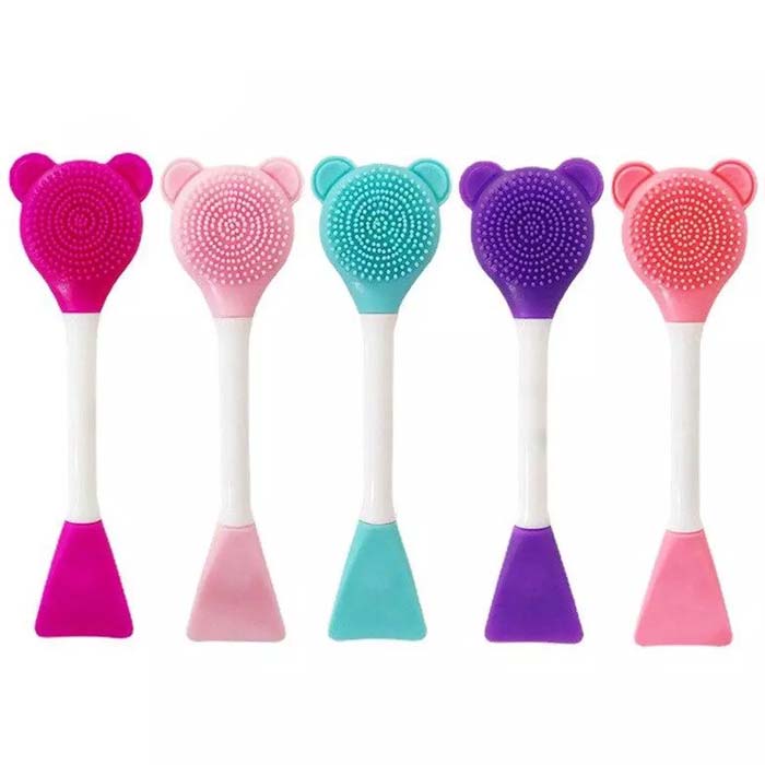 2212122ntitled-2.jpg فیس براش سیلیکونی سر خرسی - Image 1