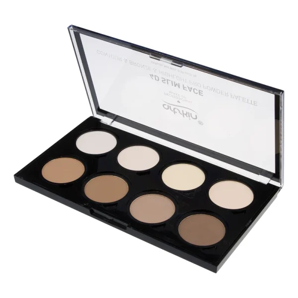 پالت 8 رنگ کانتور و هایلایتر Anylady - Image 3