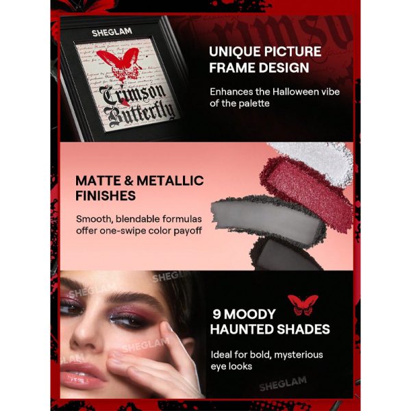 کالکشن پروانه زرشکی شیگلم Sheglam مدل Crimson Butterfly - Image 5