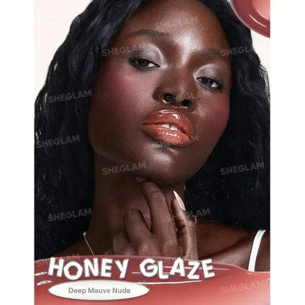 لیپ گلاس ضد آب شیگلم Sheglam مدل Glass Lock Air Gloss رنگ Honey Glaze - Image 4