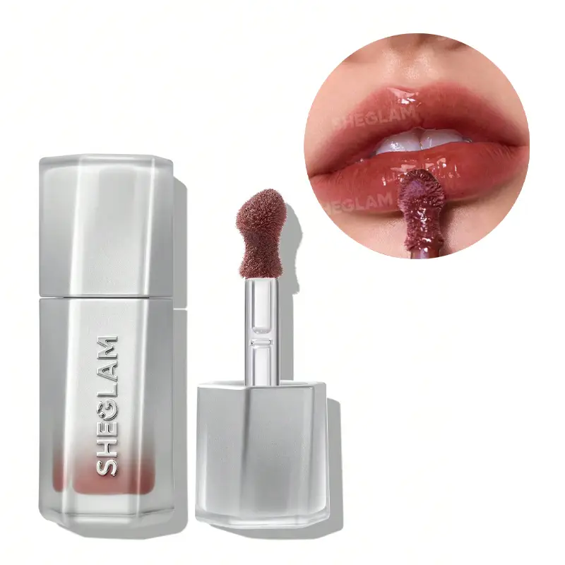 555-a.webp لیپ گلاس ضد آب شیگلم Sheglam مدل Glass Lock Air Gloss رنگ Sepia Kiss - Image 1