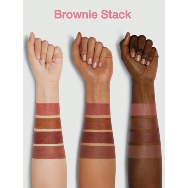رژلب 4 در 1 مدل مگا شیگلم رنگ Brownie Stack - Image 3