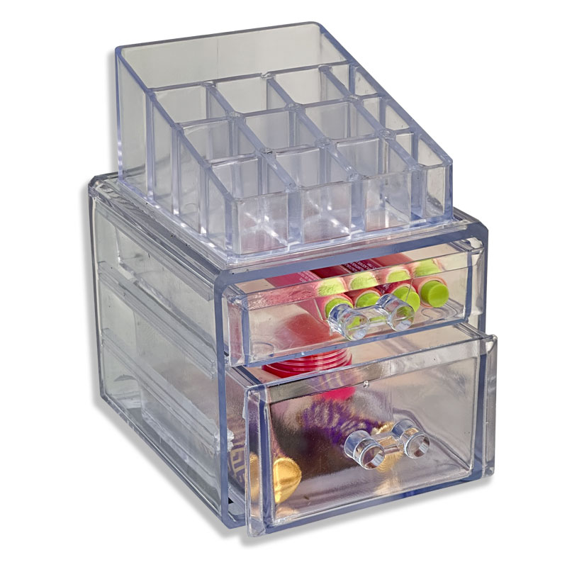 6-1-3.jpg مینی استند 2 کشو لوازم آرایشی دریم 2 - Image 1