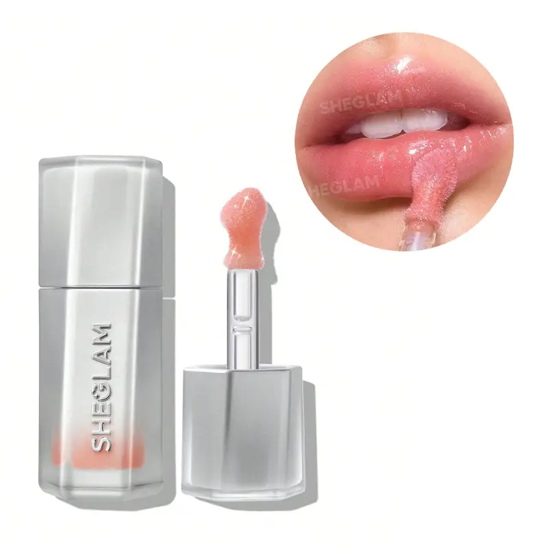 615-a.webp لیپ گلاس شاین دار ضد آب شیگلم Sheglam مدل Glass Lock Air Gloss رنگ Sweet Drizzle - Image 1