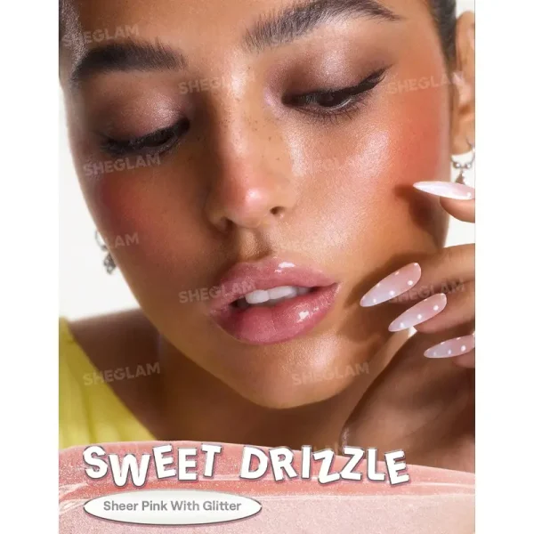 لیپ گلاس شاین دار ضد آب شیگلم Sheglam مدل Glass Lock Air Gloss رنگ Sweet Drizzle - Image 4