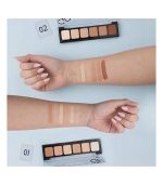 پالت کانسیلر و کانتور کرمی گلدن رز 6 رنگ Golden Rose کد 01 - Image 6