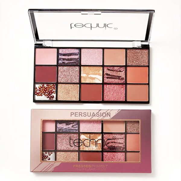 پالت سایه چشم 15 رنگ تکنیک مدل PERSUASION - Image 2