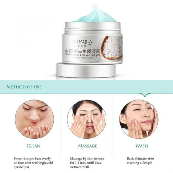 ژل پیلینگ برنج بیوآکوا Bioaqua - Image 3