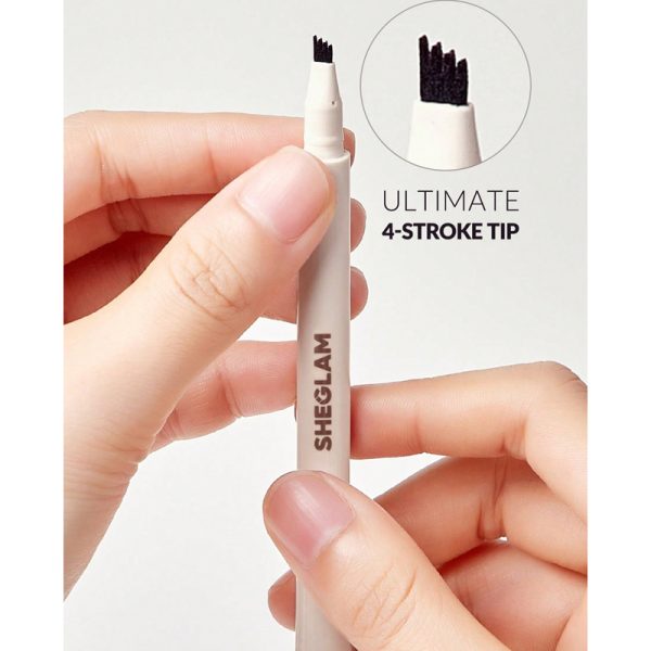 هاشور ابرو مدادی مایع شیگلم مدل Feather Better - Image 2
