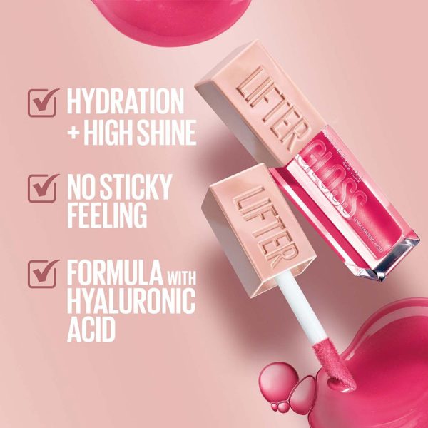 لیپ گلاس میبلین Maybelline مدل لیفتر گلاس Lifter Gloss - Image 4