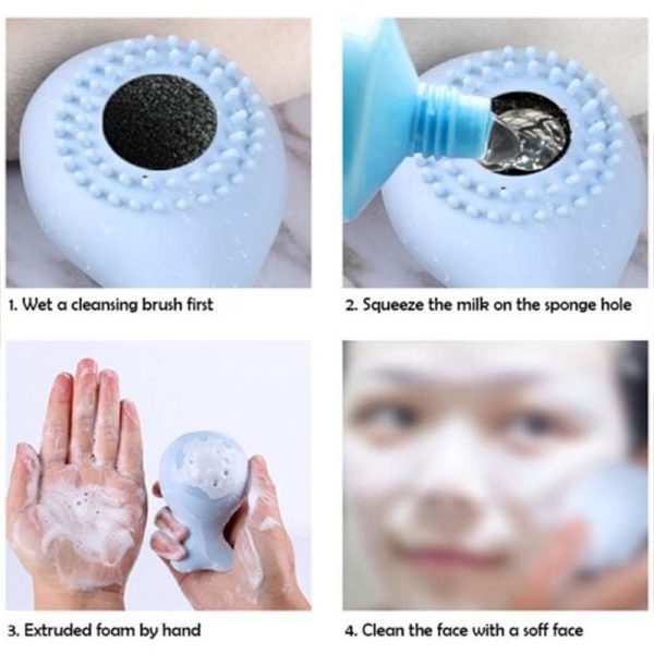 فیس براش سیلیکونی طرح نهنگ - Image 4