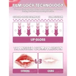 لیپ گلاس ضد آب شیگلم Sheglam مدل Glass Lock Air Gloss رنگ Strawberry Milk - Image 9